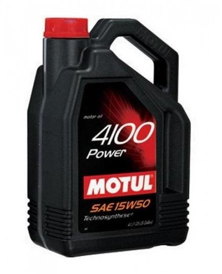 Ulei de motor sintetic MOTUL 4100 POWER 15W50, 4 litri